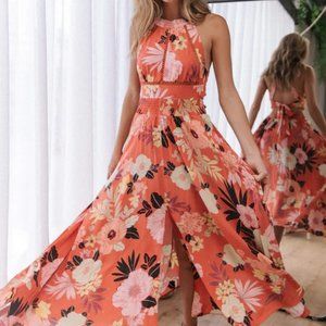 #26 BRAND NEW WITH TAGS PETAL & PUP NEWELL DRESS - RUST
